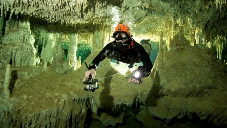 In Mexico is de langste onderwatergrot ter wereld ontdekt