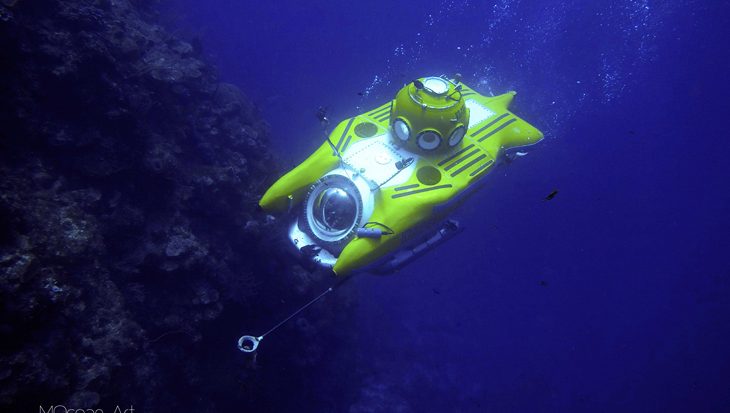 De diepte in met een onderzeeboot op Roatan