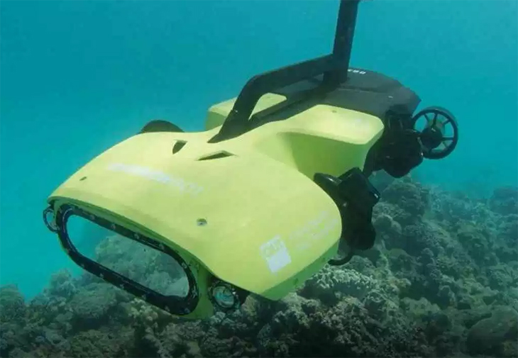 Zwemmende drone moet riffen gaan beschermen