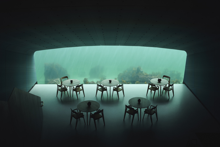 Europa’s eerste onderwaterrestaurant geopend