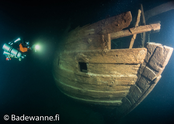 Bijna volledig intact zeventiende-eeuws Nederlands fluitschip ontdekt in Finse Golf