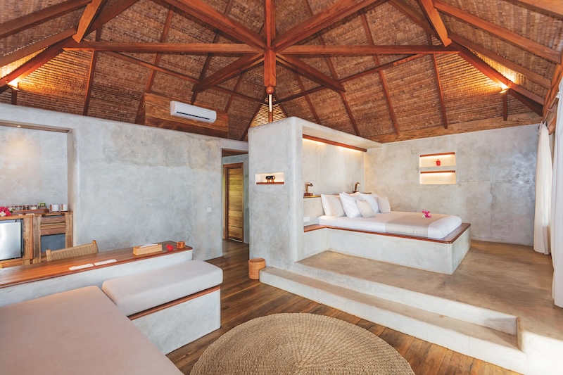 Het Siladen Resort & Spa heeft prachtige bungalows.