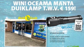 Win een OCEAMA MANTA Duiklamp